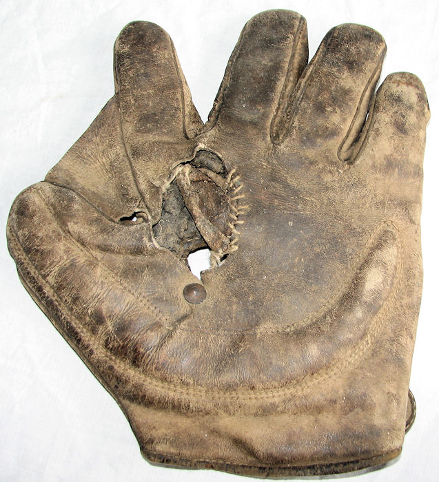 Early 1900's Wright & Ditson Crescent Hole in Palm Front